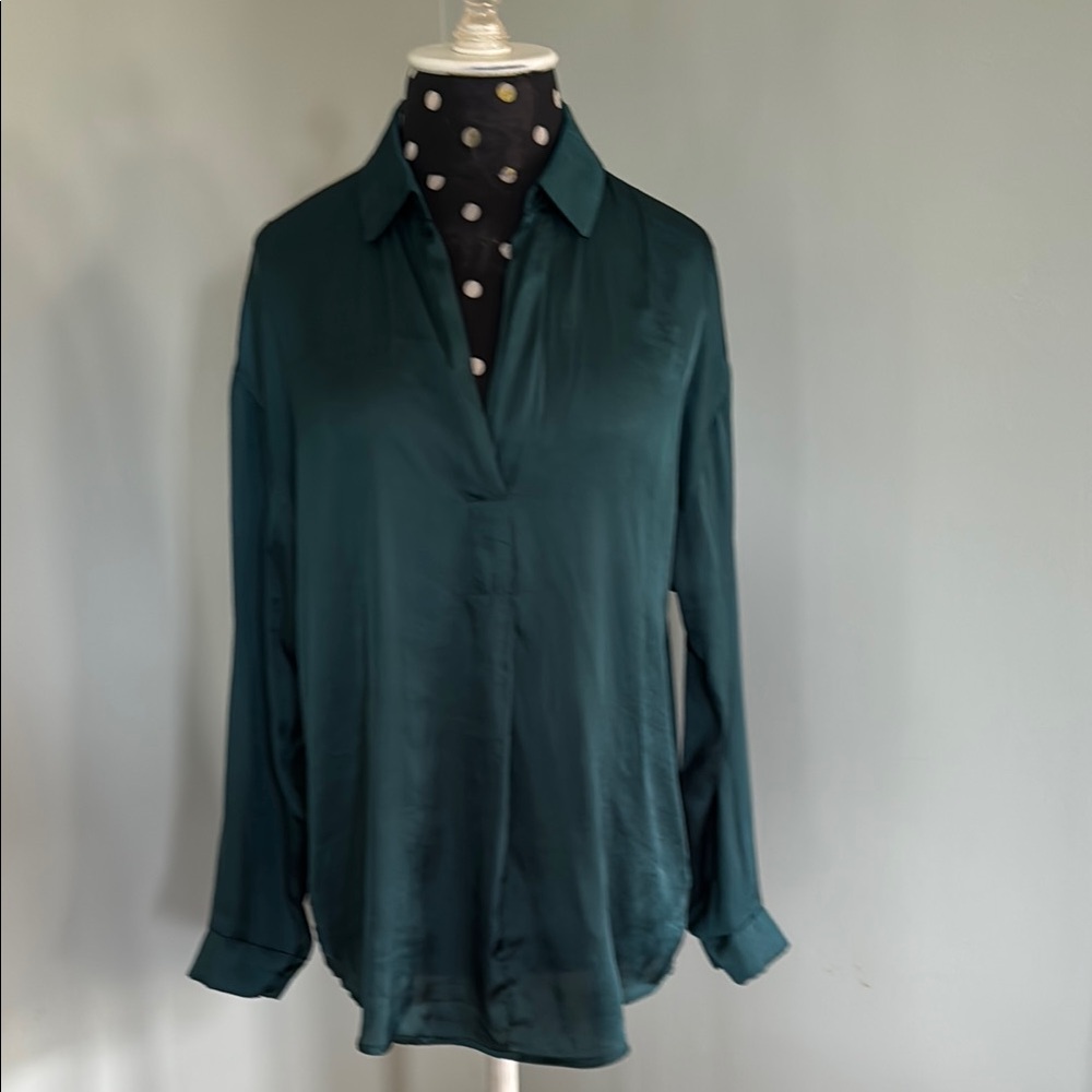 Elegant Emerald Blouse